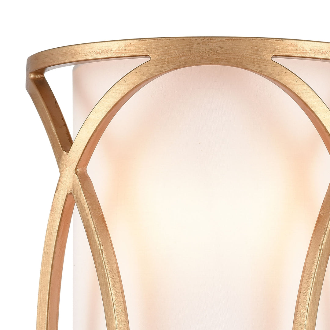 Ringlets 15 High 2-Light Sconce - Matte Gold Image 3