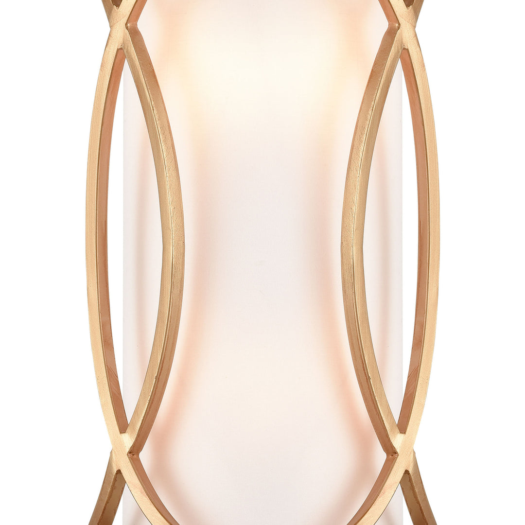 Ringlets 15 High 2-Light Sconce - Matte Gold Image 4