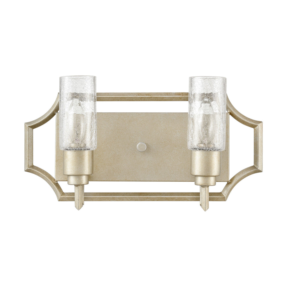 Cheswick 16 Wide 2-Light Vanity Light - Aged Silver Image 2