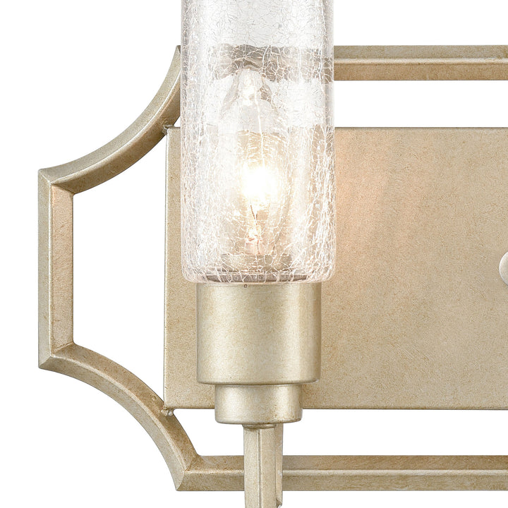 Cheswick 16 Wide 2-Light Vanity Light - Aged Silver Image 4