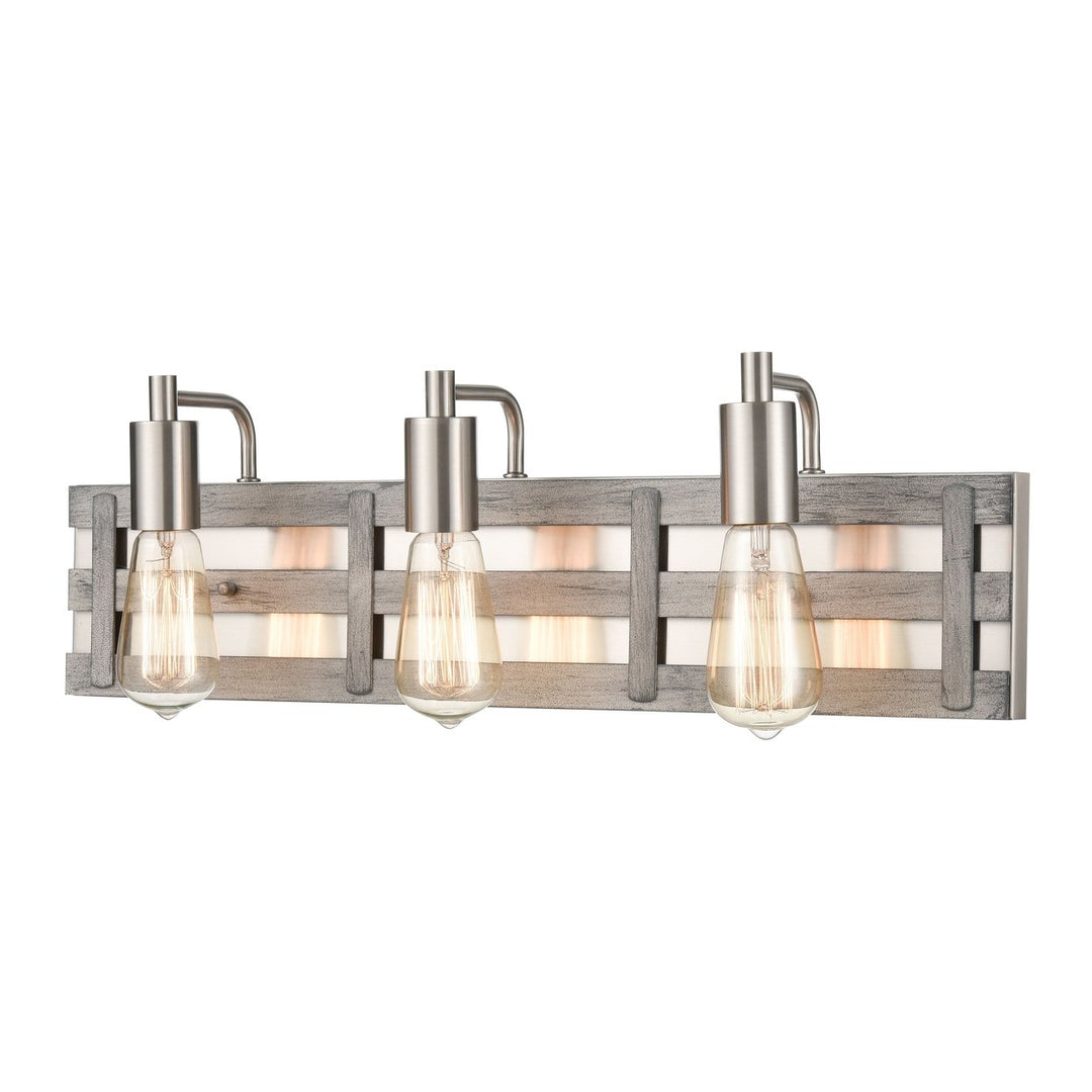 Brigantine 23 Wide 3-Light Vanity Light - Weathered Driftwood Image 1