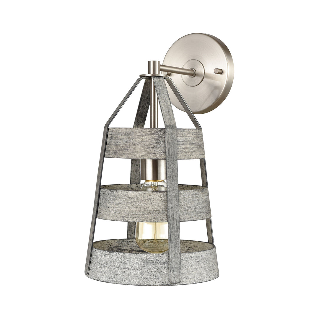 Brigantine 14 High 1-Light Sconce - Weathered Driftwood Image 2