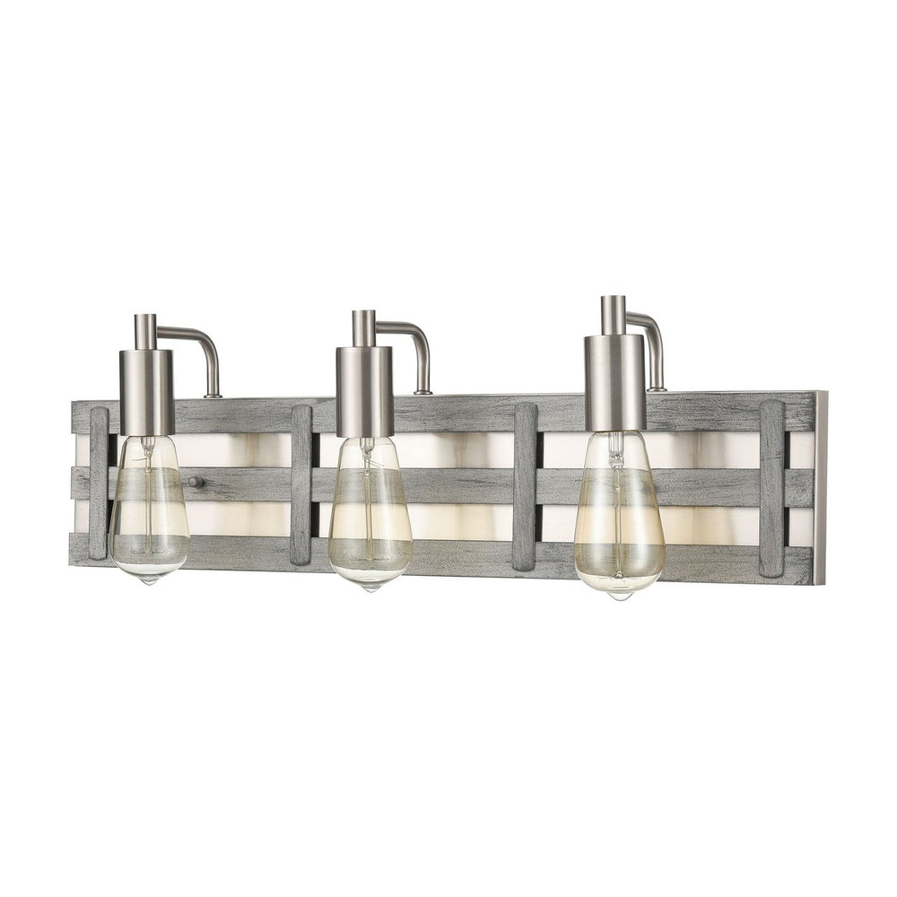 Brigantine 23 Wide 3-Light Vanity Light - Weathered Driftwood Image 2