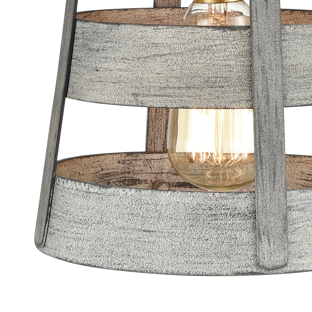 Brigantine 14 High 1-Light Sconce - Weathered Driftwood Image 3