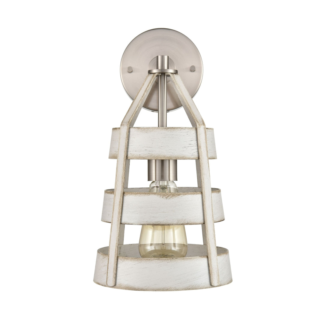 Brigantine 14 High 1-Light Sconce - Satin Nickel Image 1