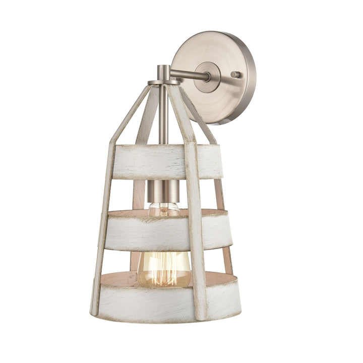 Brigantine 14 High 1-Light Sconce - Satin Nickel Image 3