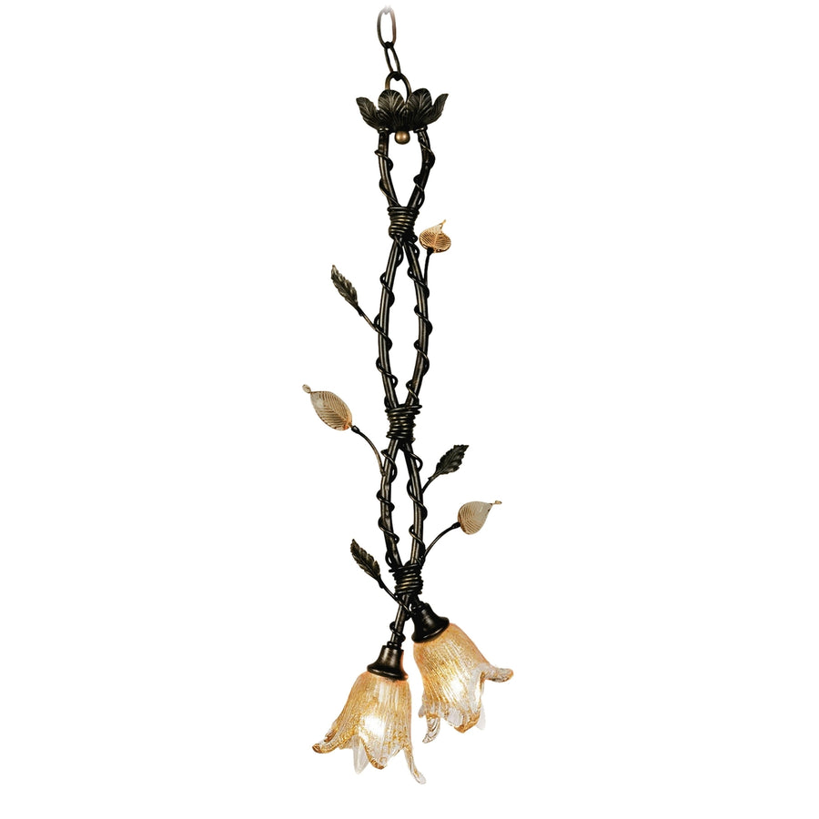 CHANTILLY 2-LIGHT PENDANT in DARK BRONZE Image 1