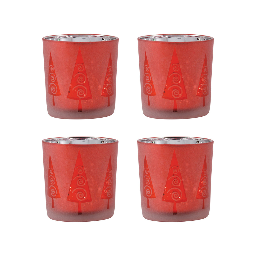 Modern Tree Votives (Set of 4) Image 1