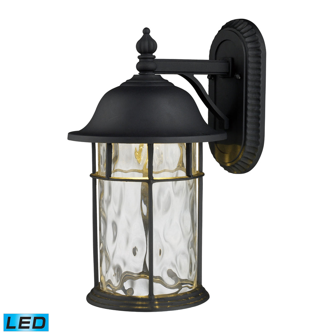 Lapuente 14 High 1-Light Outdoor Sconce - Matte Black Image 1