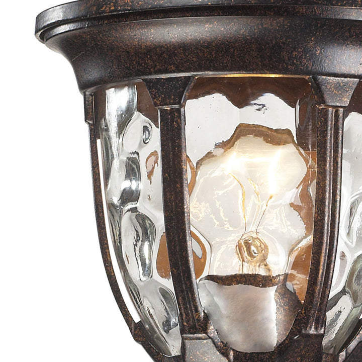 Glendale 13 High 1-Light Outdoor Sconce - Regal Bronze Image 2