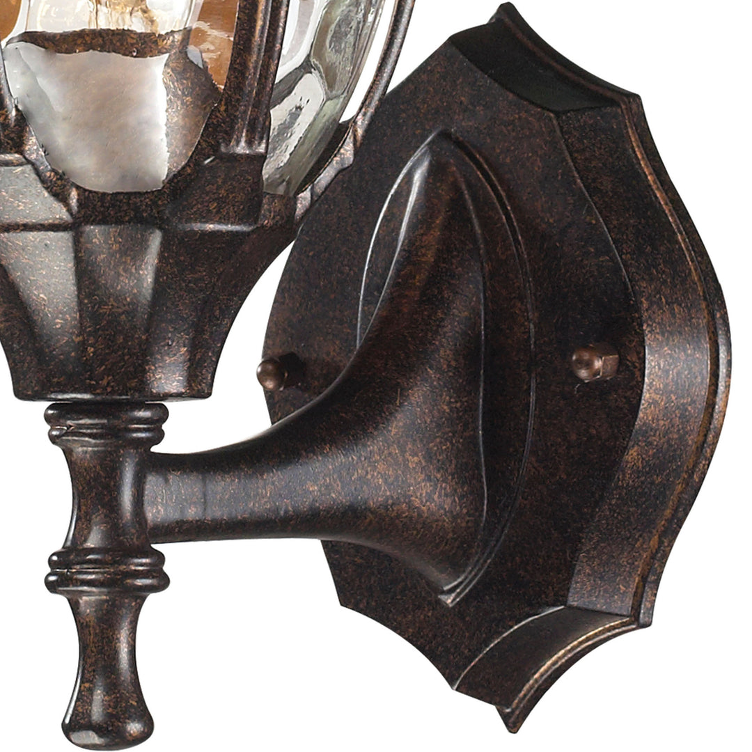 Glendale 13 High 1-Light Outdoor Sconce - Regal Bronze Image 3