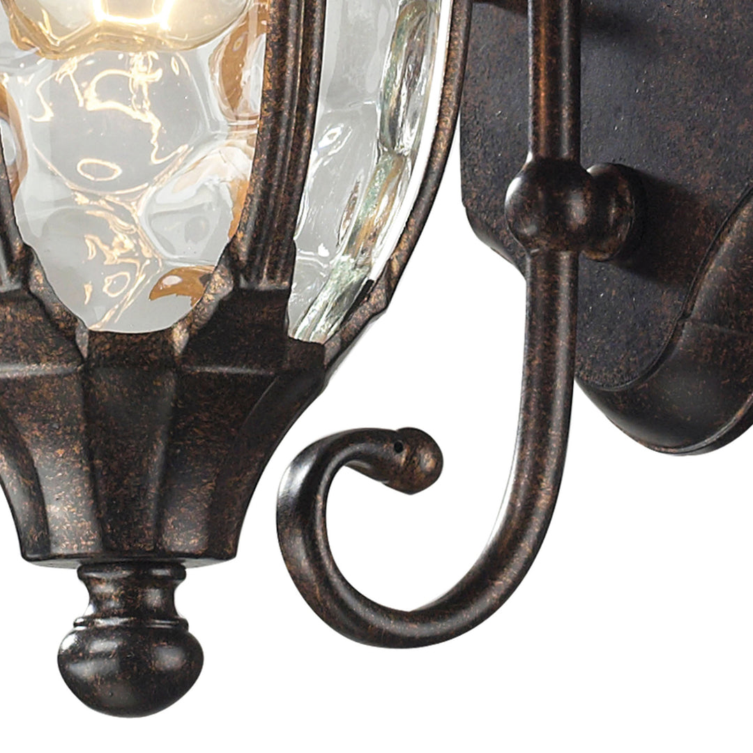 Glendale 14 High 1-Light Outdoor Sconce - Regal Bronze Image 3