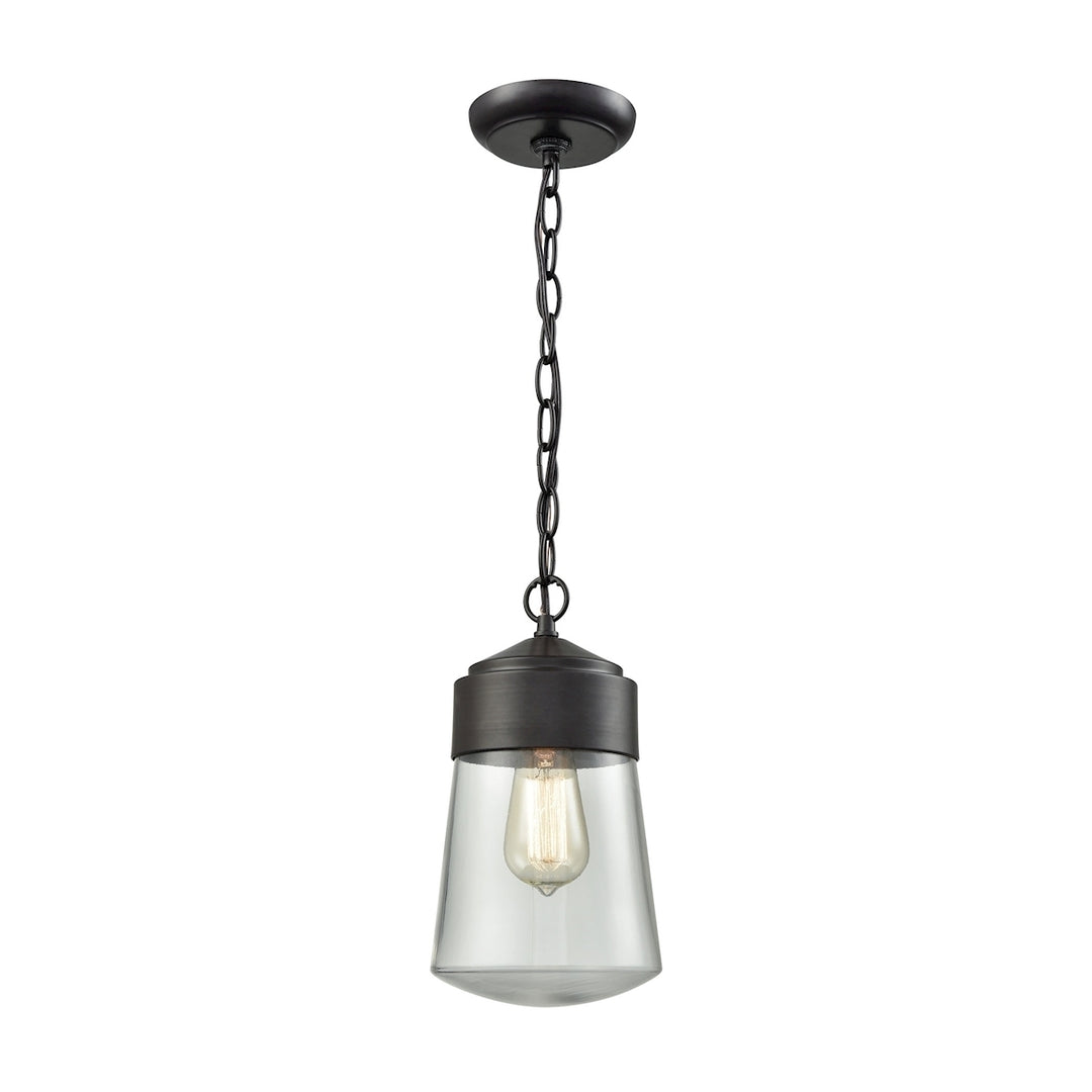 Mullen Gate 6 Wide 1-Light Outdoor Pendant - Oil Rubbed Bronze Image 1