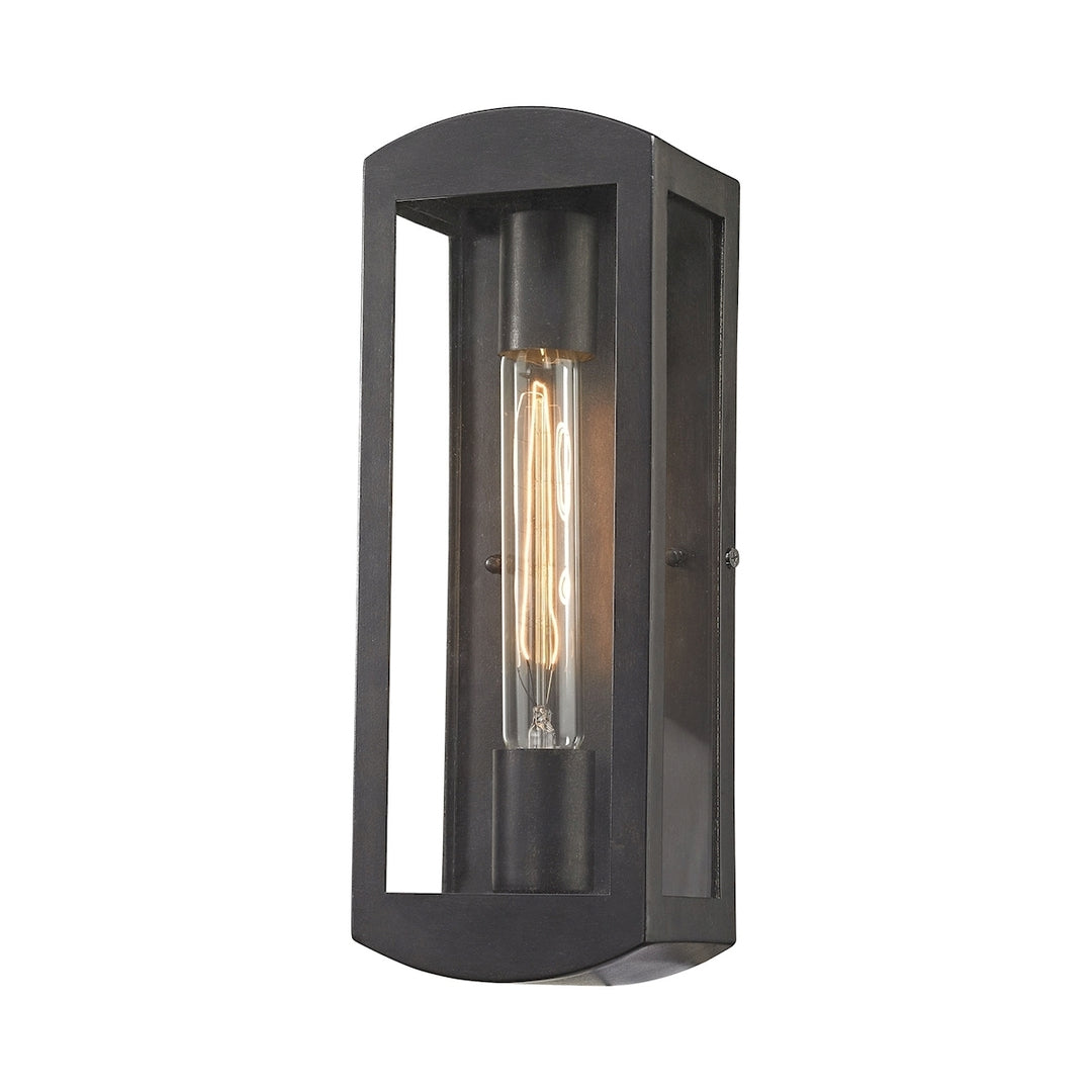 Trenton 13 High 1-Light Outdoor Sconce - Blackened Bronze Image 1