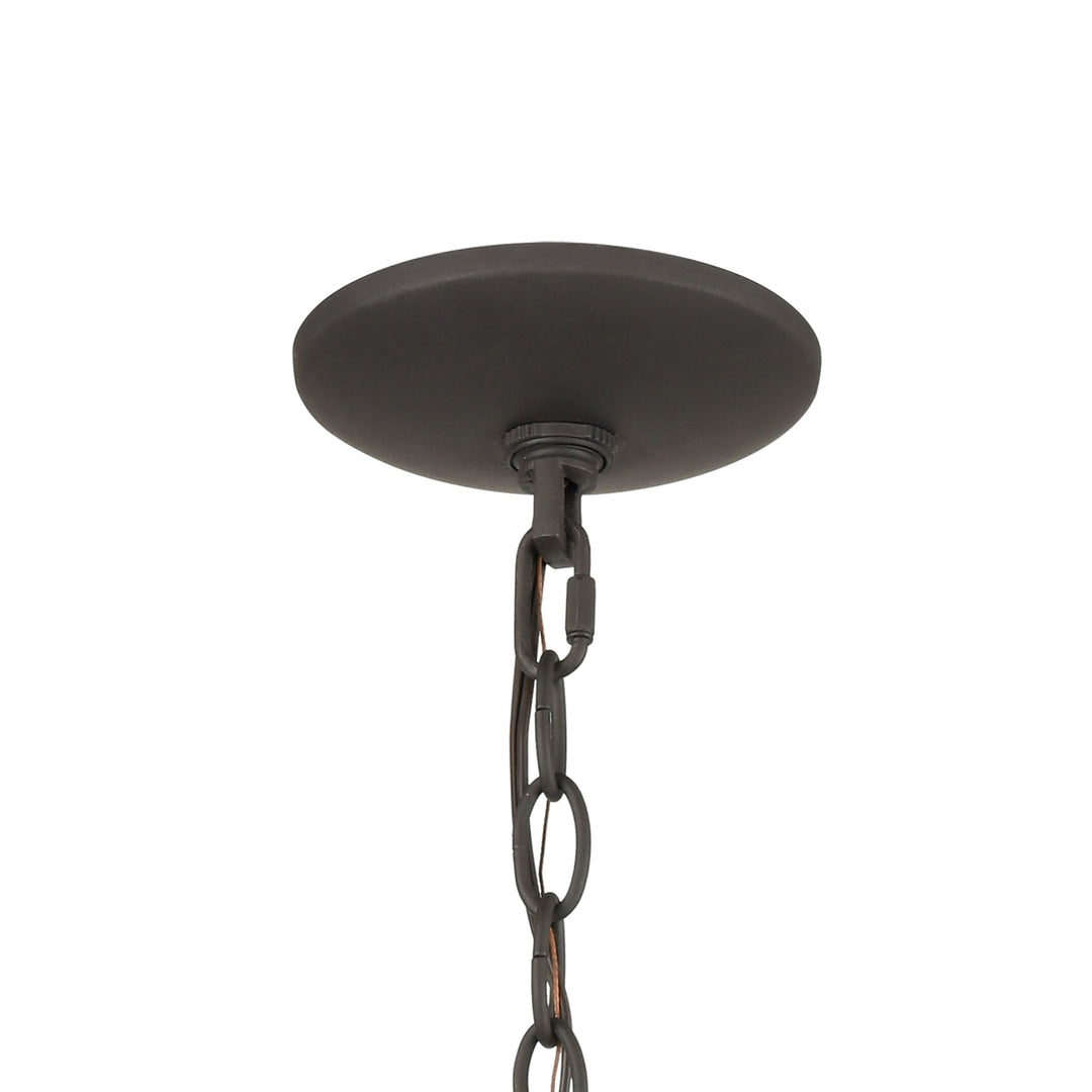 Renford 8 Wide 3-Light Outdoor Pendant - Architectural Bronze Image 4