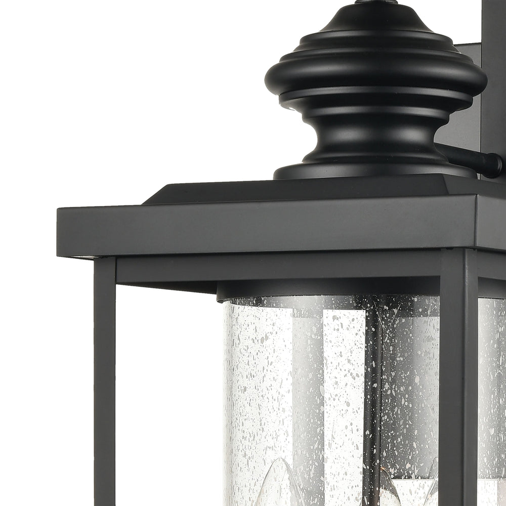 Minersville 23 High 3-Light Outdoor Sconce - Matte Black Image 2