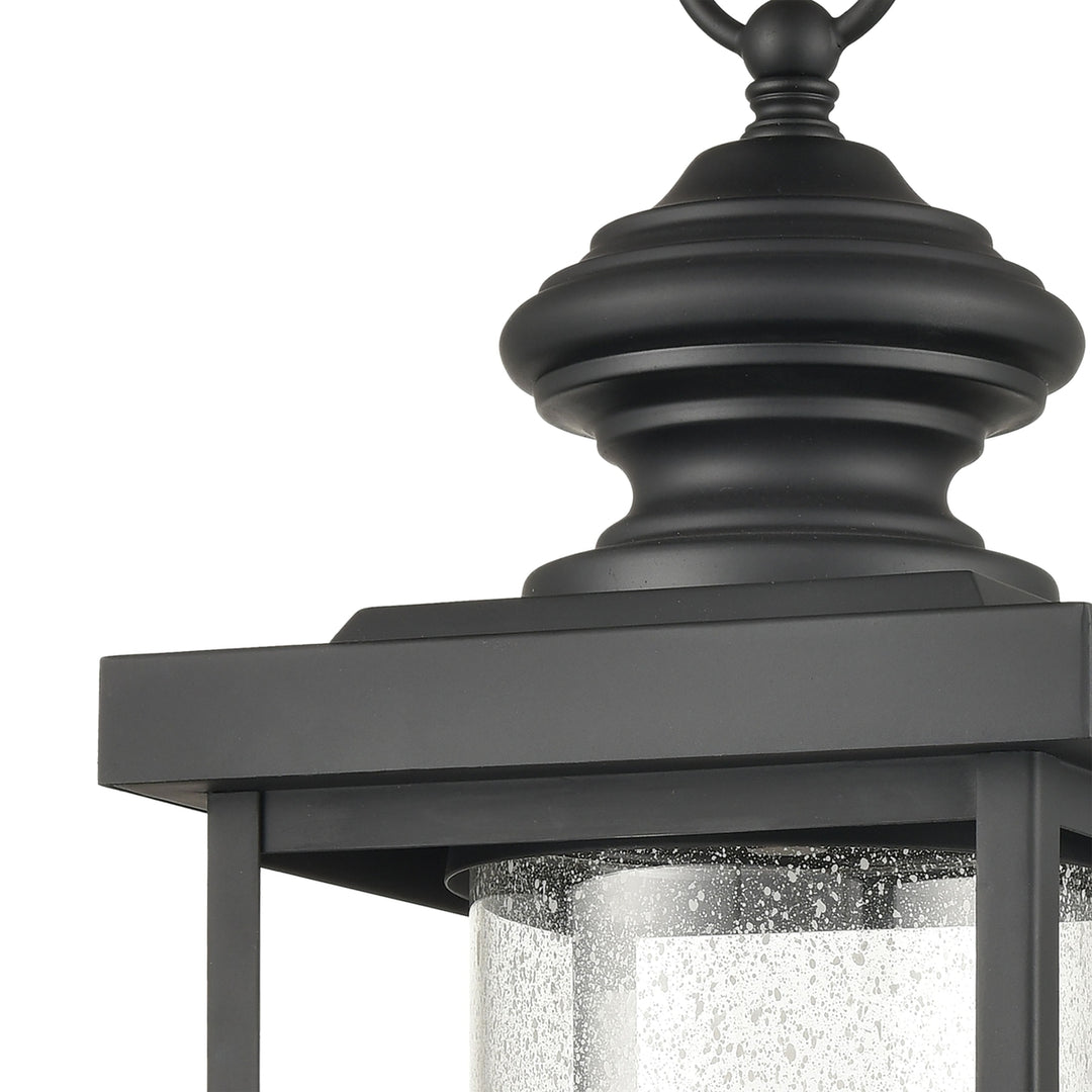 Minersville 23 High 1-Light Outdoor Post Light - Matte Black Image 2