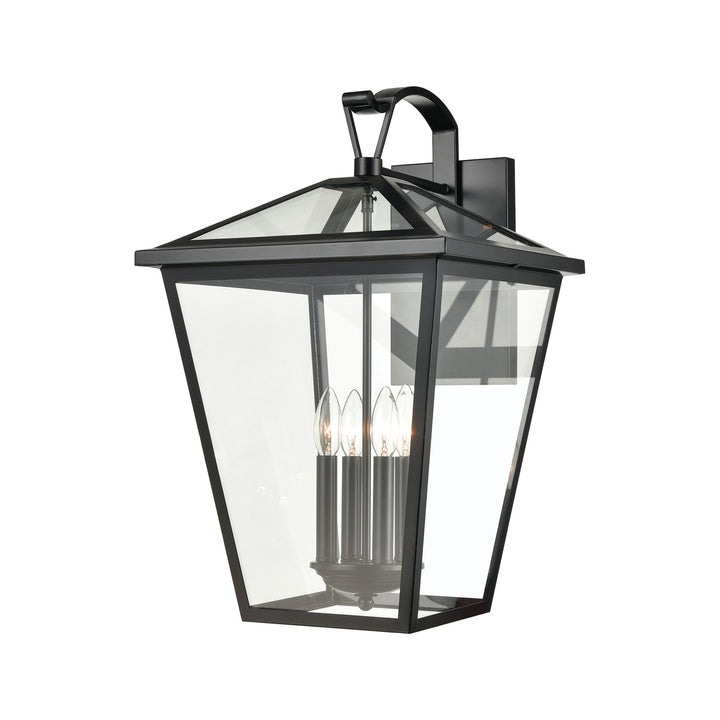 Main Street 23 High 4-Light Outdoor Sconce - Black Image 1