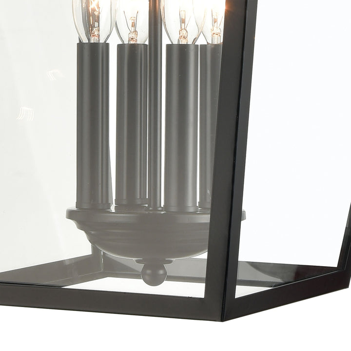 Main Street 23 High 4-Light Outdoor Sconce - Black Image 3