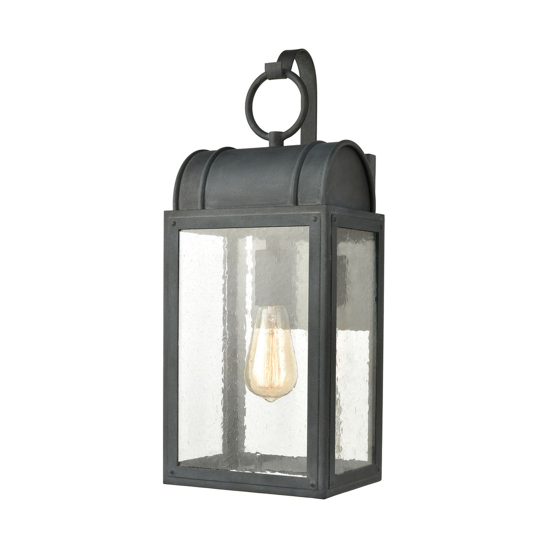 Heritage Hills 19 High 1-Light Outdoor Sconce - Aged Zinc Image 1