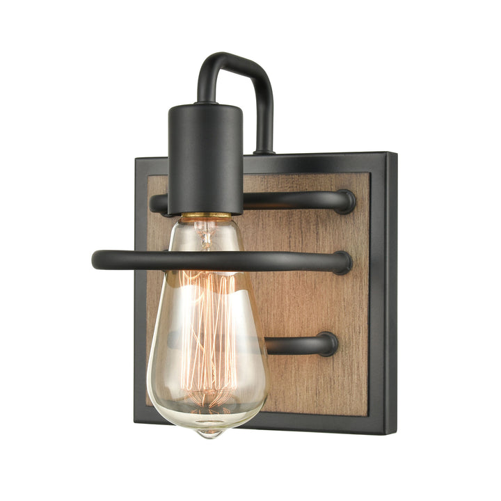 Copley 8 High 1-Light Sconce - Matte Black Image 1