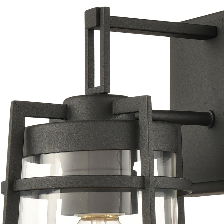 Crofton 12 High 1-Light Outdoor Sconce - Charcoal Image 2