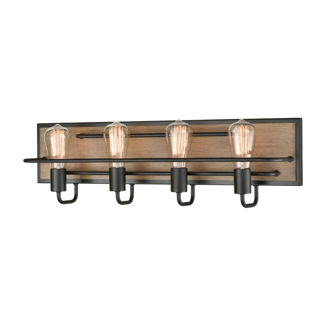 Copley 27 Wide 4-Light Vanity Light - Matte Black Image 3