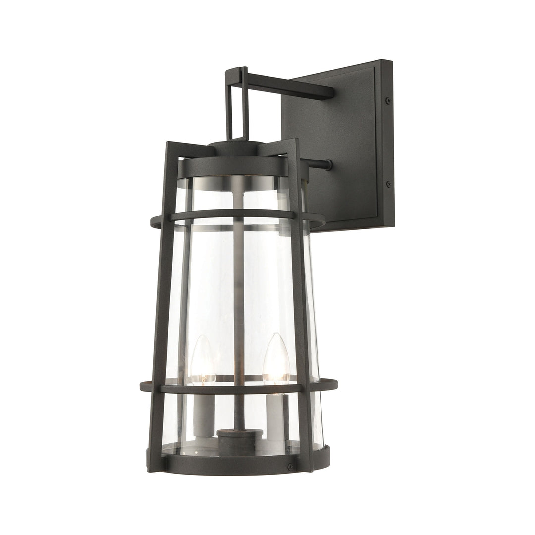 Crofton 19 High 2-Light Outdoor Sconce - Charcoal Image 1