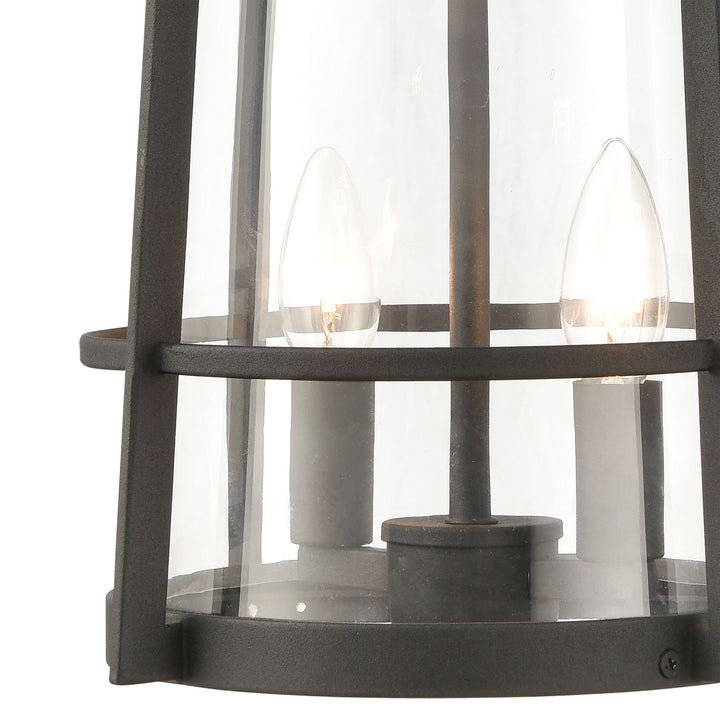 Crofton 19 High 2-Light Outdoor Sconce - Charcoal Image 3