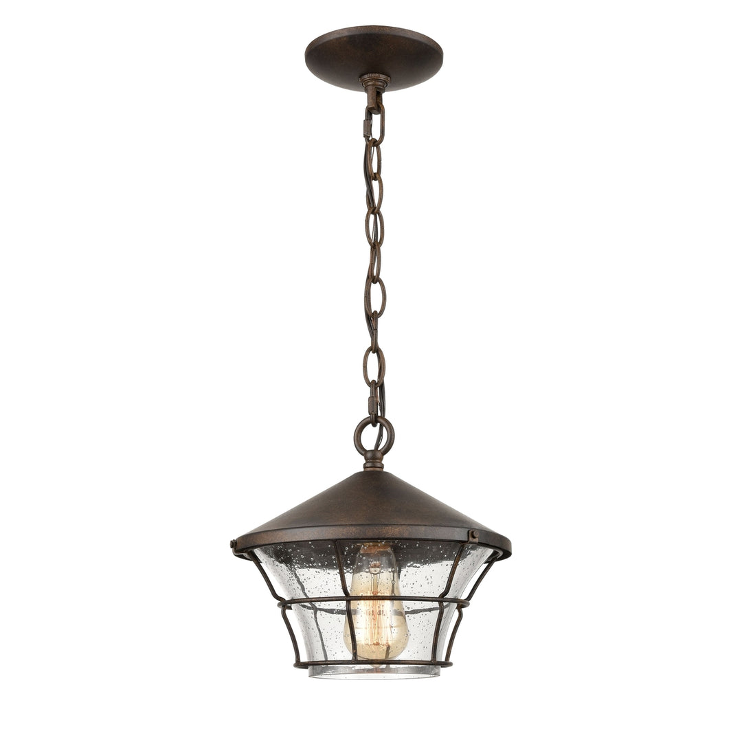 Gavin 10 Wide 1-Light Outdoor Pendant - Hazelnut Bronze Image 1