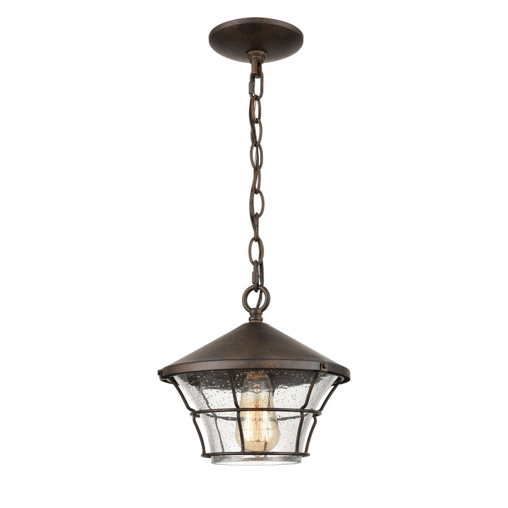 Gavin 10 Wide 1-Light Outdoor Pendant - Hazelnut Bronze Image 1