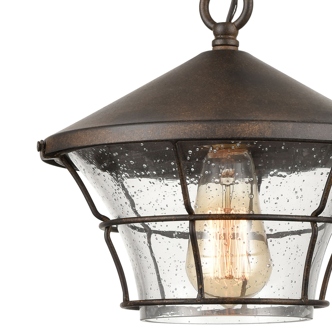 Gavin 10 Wide 1-Light Outdoor Pendant - Hazelnut Bronze Image 4