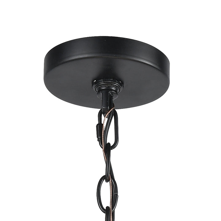 Ashland 26 Wide 5-Light Chandelier - Matte Black Image 4