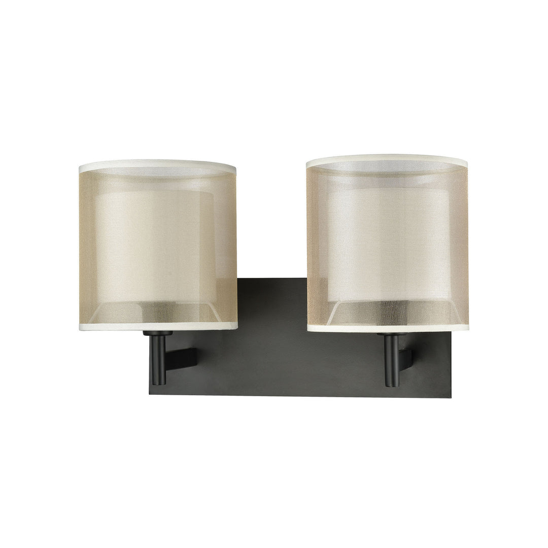 Ashland 16 Wide 2-Light Vanity Light - Matte Black Image 5