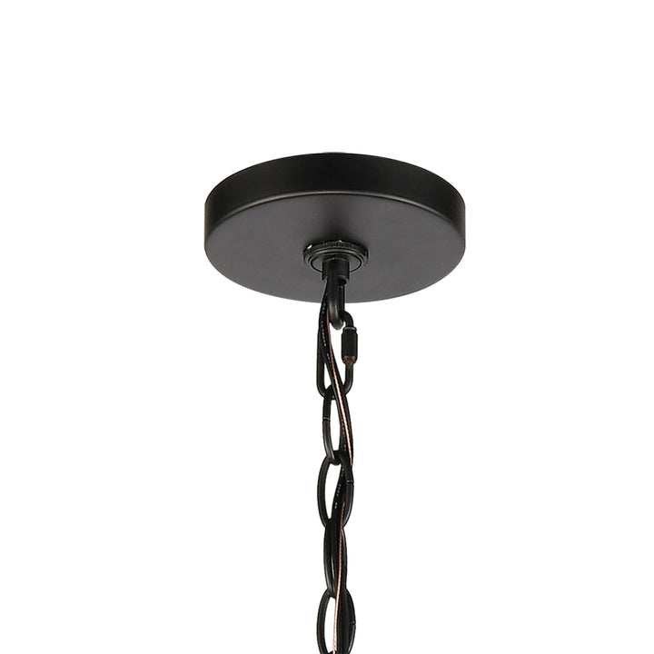 Wickshire 29 Wide 6-Light Chandelier - Matte Black Image 4