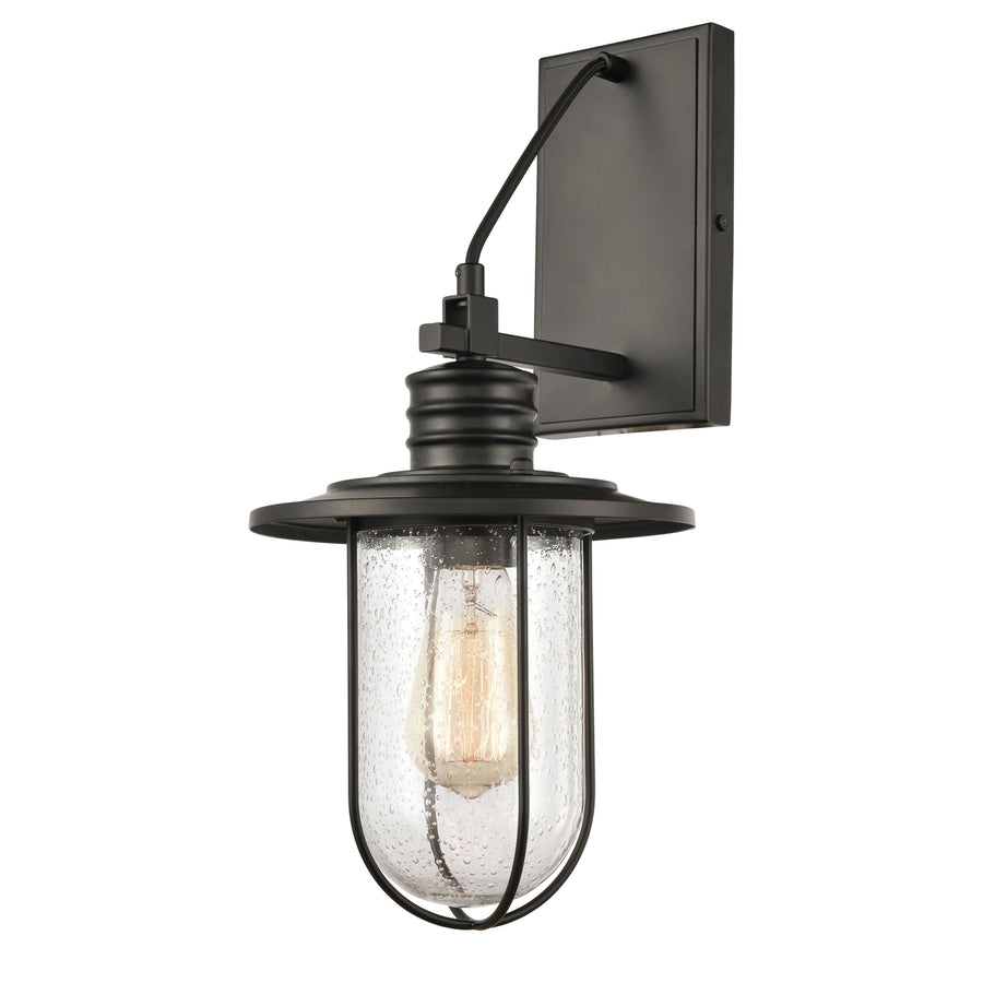 Lakeshore Drive 18 High 1-Light Sconce - Matte Black Image 1