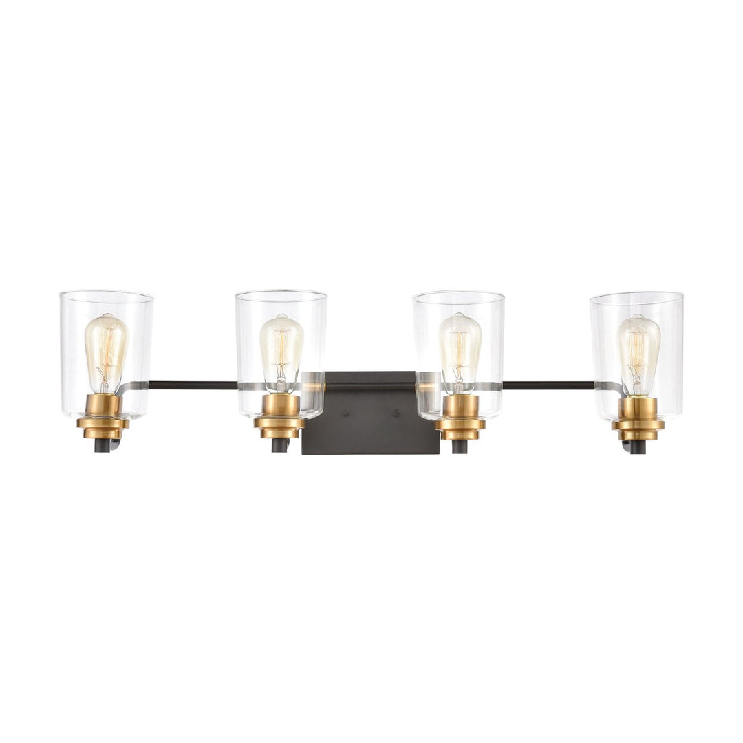 Robins 32 Wide 4-Light Vanity Light - Matte Black Image 2