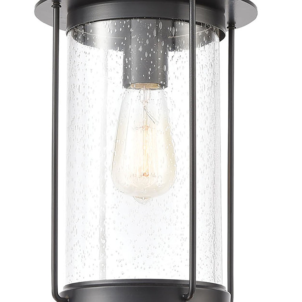 Devonshire 14 High 1-Light Outdoor Pendant - Matte Black Image 2