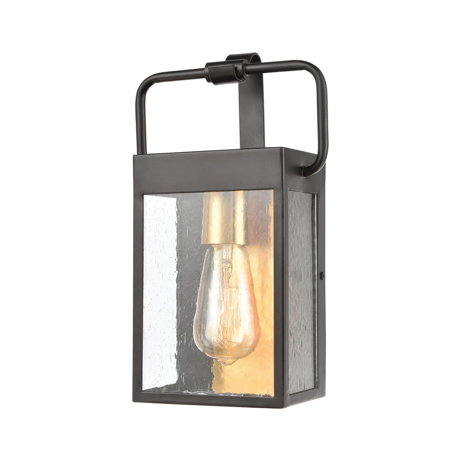 Knowlton 12 High 1-Light Outdoor Sconce - Matte Black Image 1