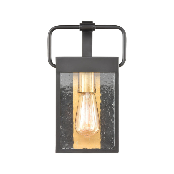 Knowlton 12 High 1-Light Outdoor Sconce - Matte Black Image 2