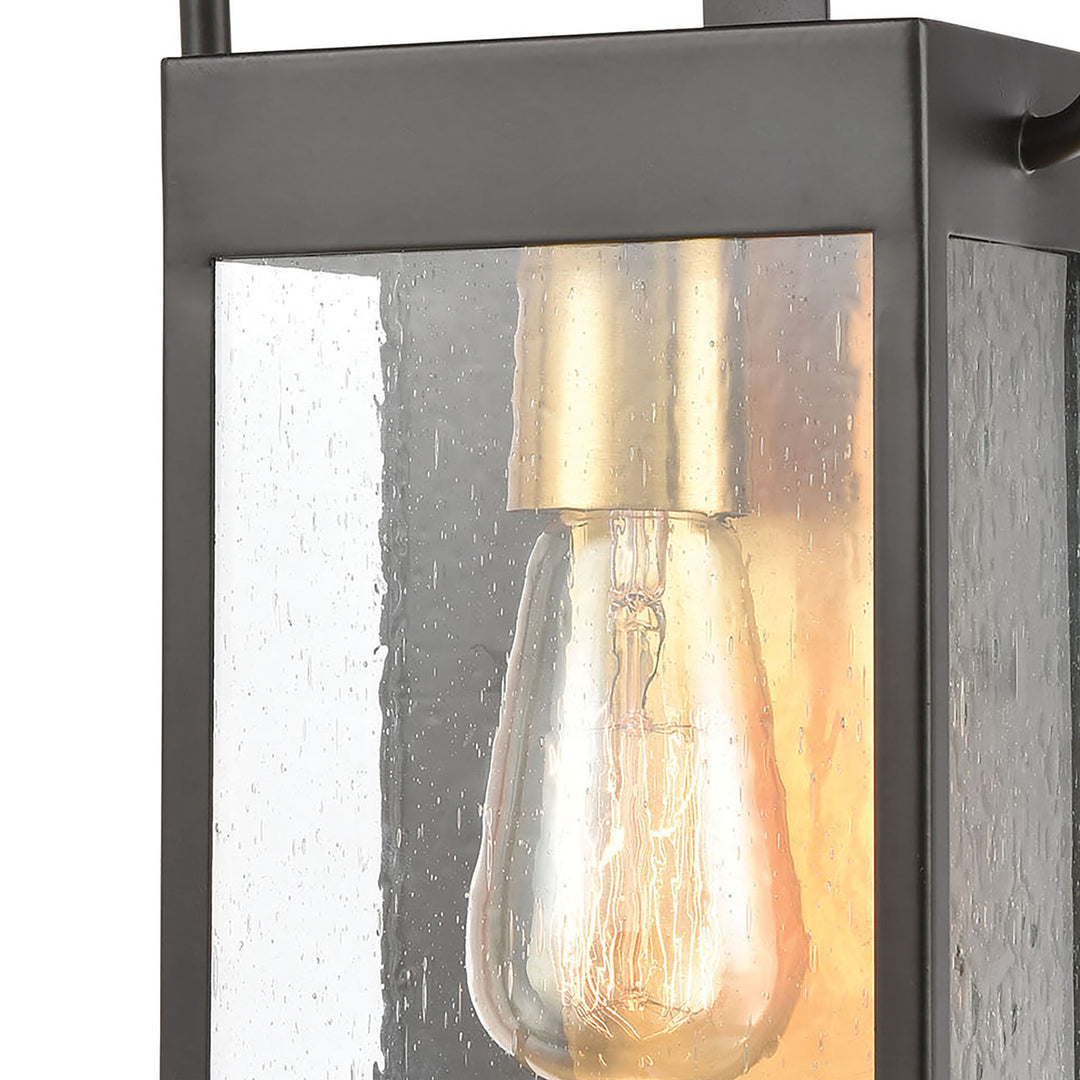 Knowlton 12 High 1-Light Outdoor Sconce - Matte Black Image 3