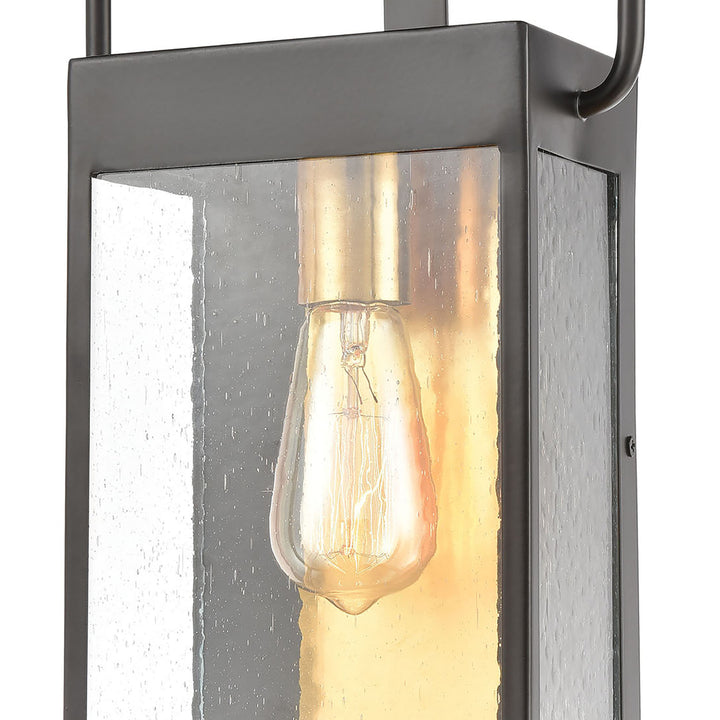 Knowlton 14 High 1-Light Outdoor Sconce - Matte Black Image 3