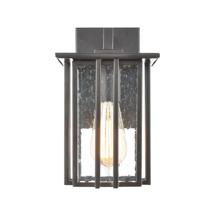 Radnor 10 High 1-Light Outdoor Sconce - Matte Black Image 2