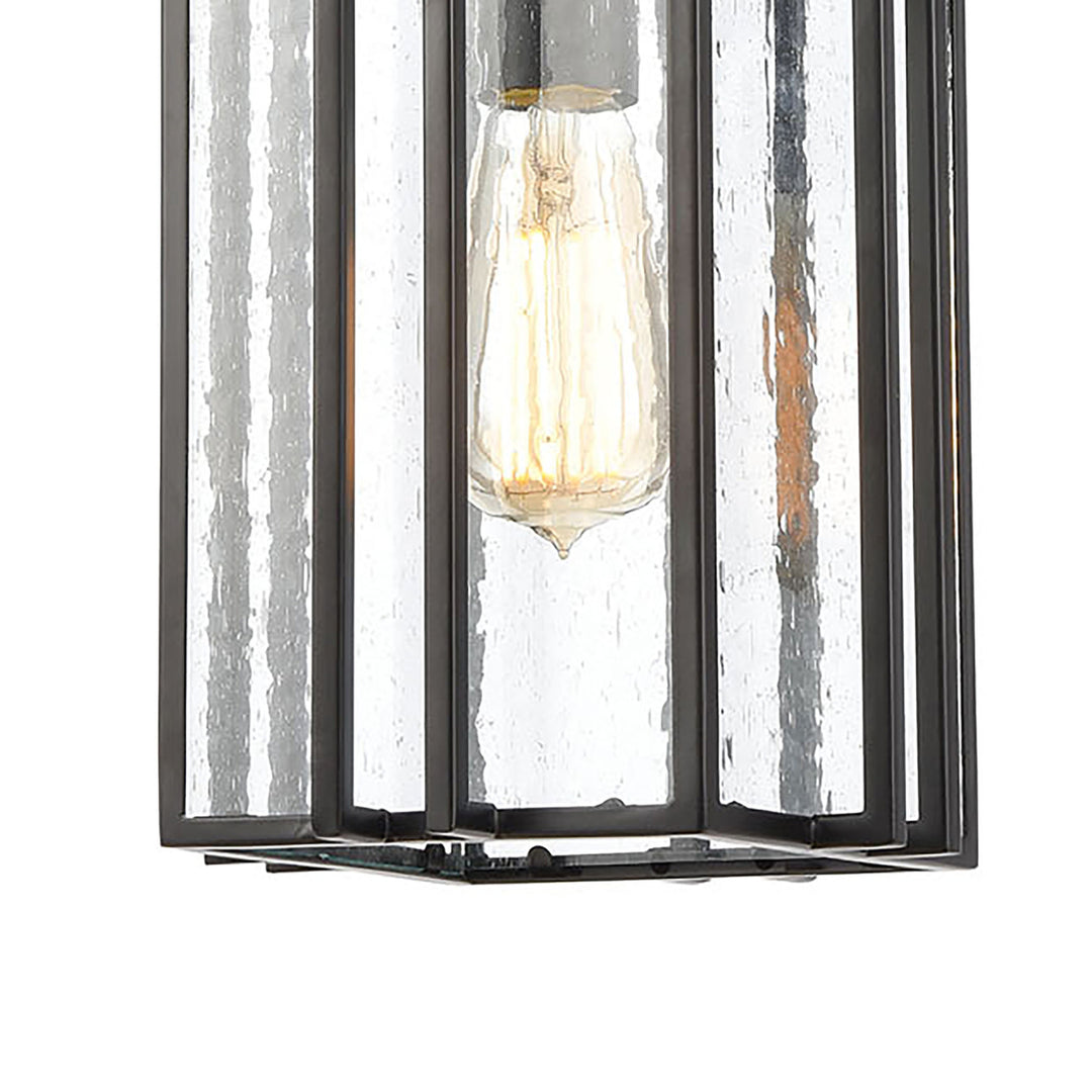 Radnor 8 Wide 1-Light Outdoor Pendant - Matte Black Image 4