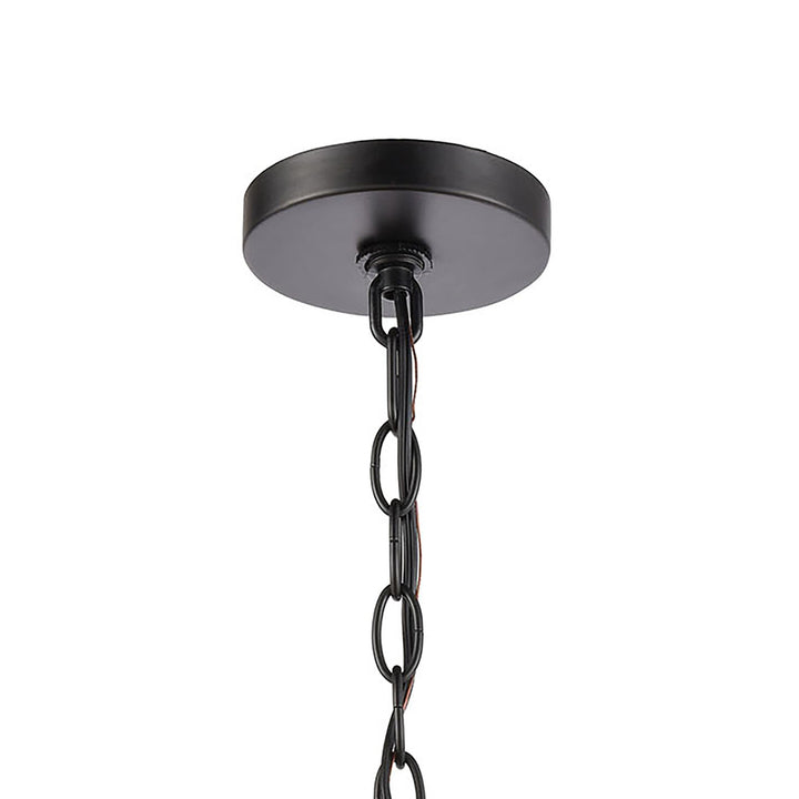 Radnor 8 Wide 1-Light Outdoor Pendant - Matte Black Image 5