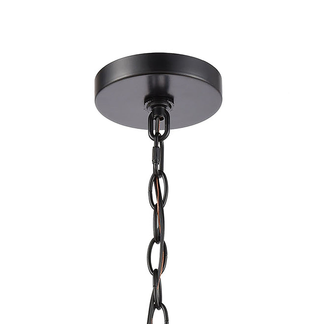 Lamplighter 8 Wide 1-Light Outdoor Pendant - Matte Black Image 5