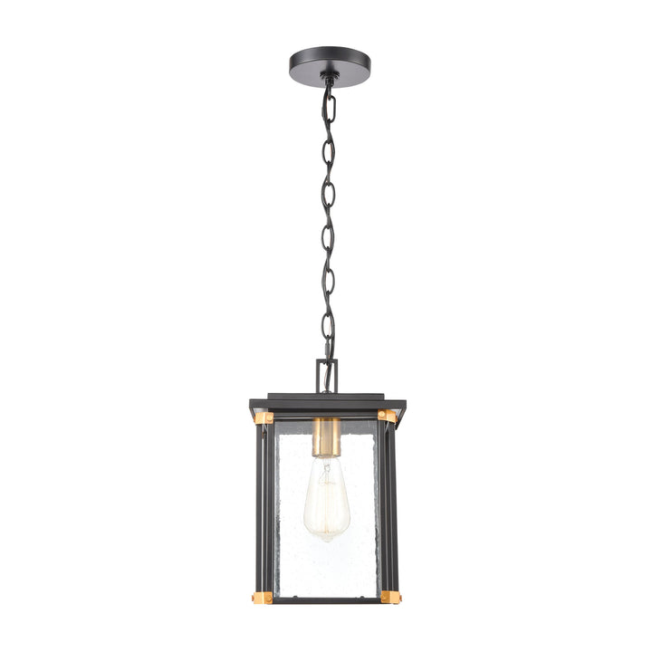 Vincentown 8 Wide 1-Light Outdoor Pendant - Matte Black Image 2