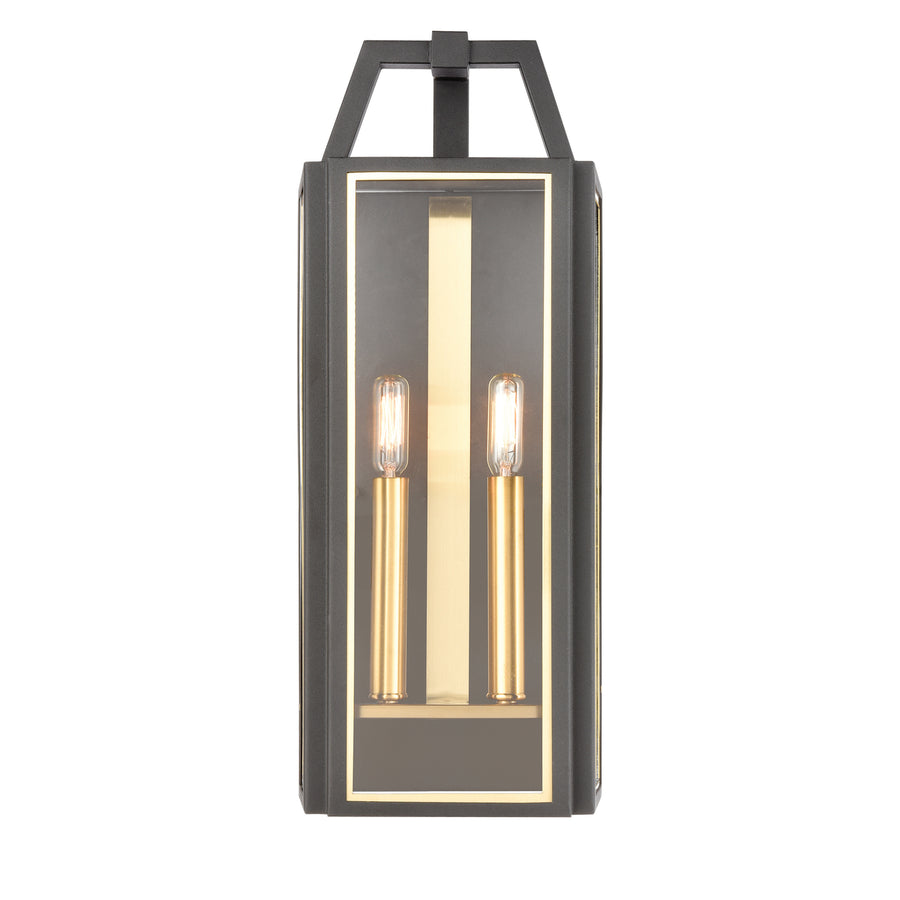 Portico 21 High 2-Light Outdoor Sconce - Charcoal Image 1