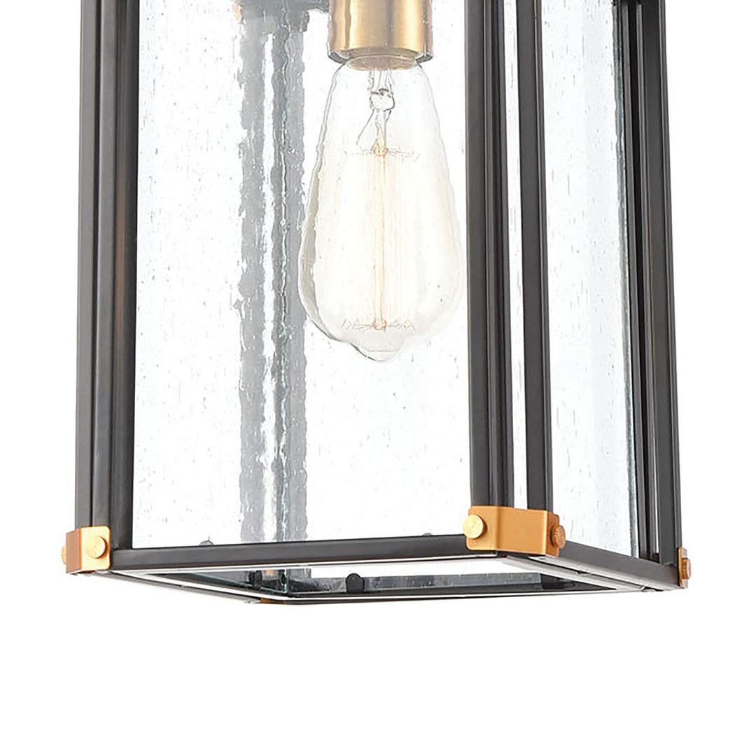 Vincentown 8 Wide 1-Light Outdoor Pendant - Matte Black Image 4