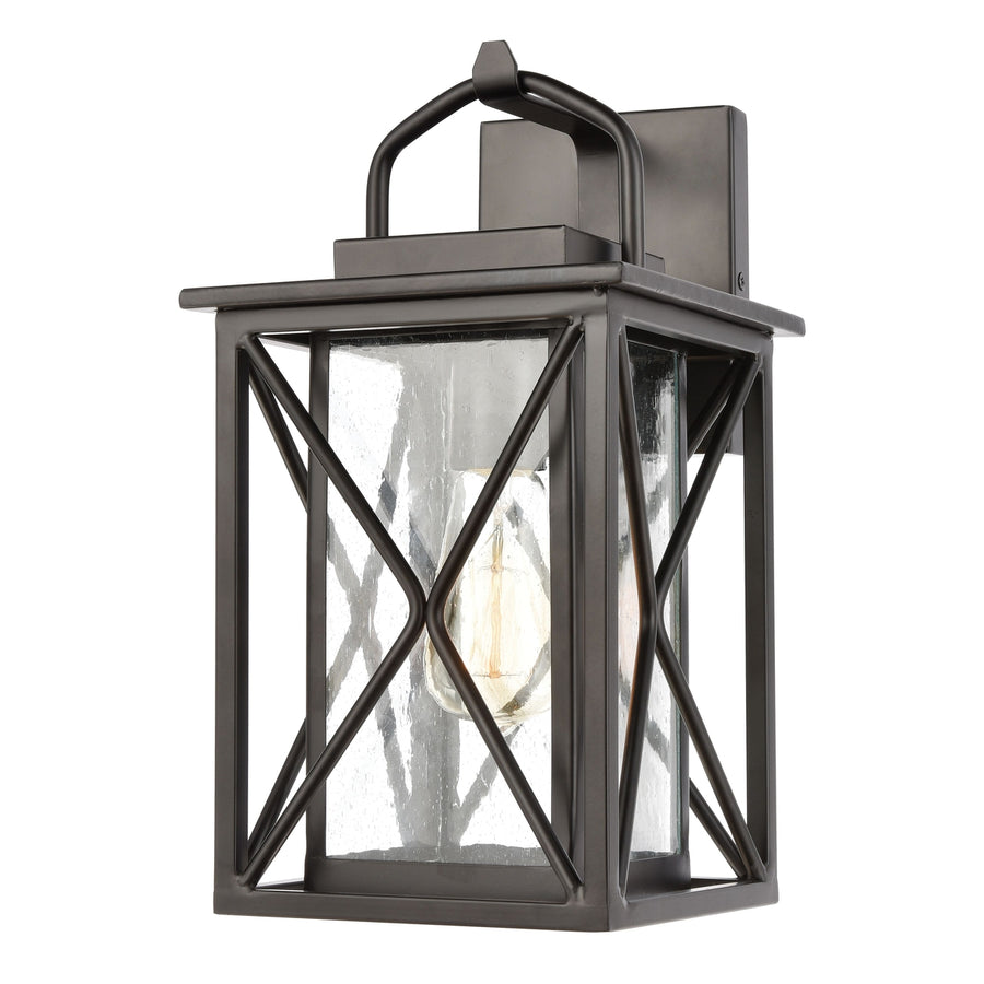 Carriage Light 13 High 1-Light Outdoor Sconce - Matte Black Image 1